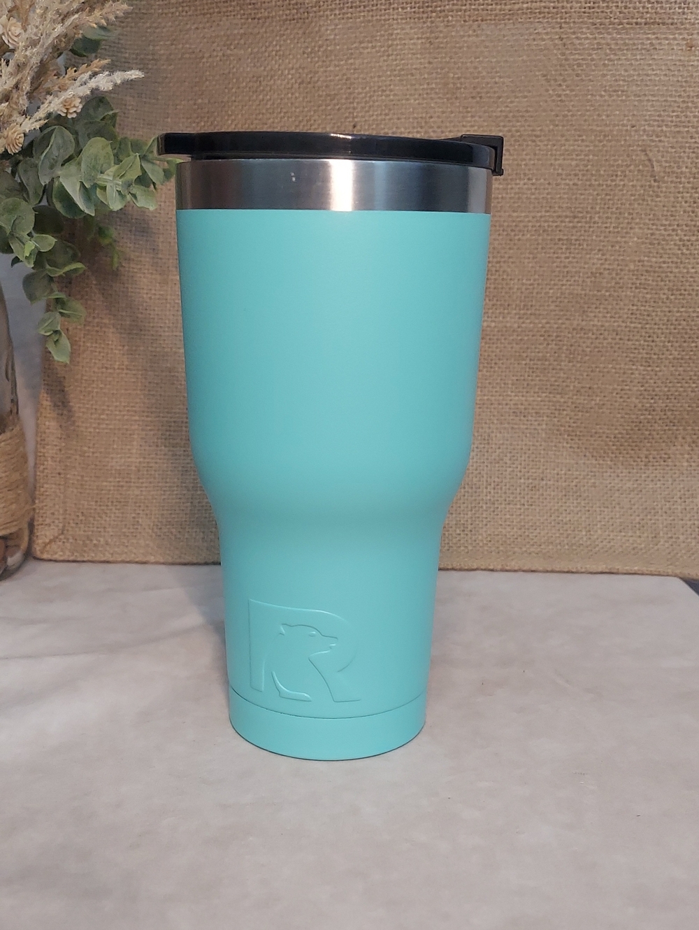 RTIC 20 oz Insulated Travel Tumbler with Lid - Aqua Blue